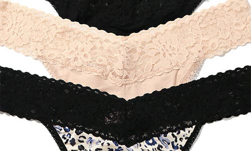 Hanky Panky Dreamease™ Assorted 3-pack Original Rise Thongs