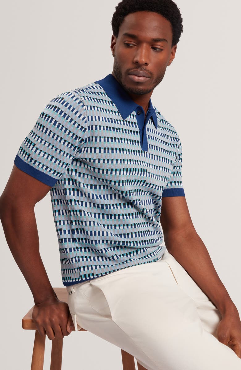 Ted Baker Tadmori Polo, Alternate, color, Navy