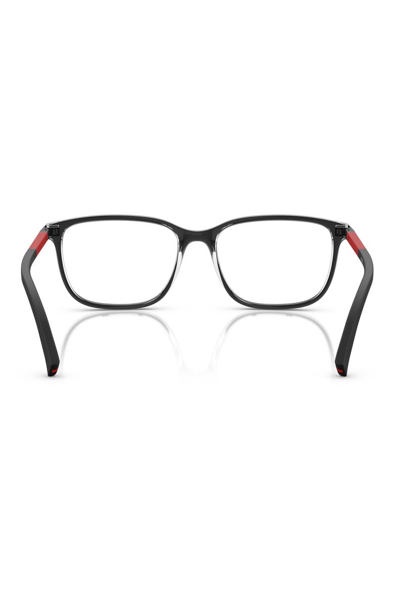 56mm Pillow Optical Glasses, Alternate, color, MATTE BLACK