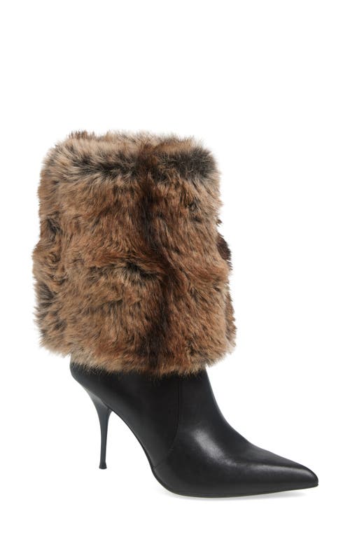 JEFFREY CAMPBELL JEFFREY CAMPBELL THERMAL FAUX FUR CUFF BOOTIE