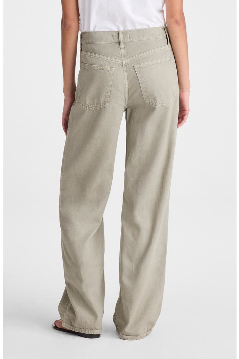 The Perfect Vintage Wide Leg Jeans in Airy Denim, Alternate, color, CHATEAU OLIVE
