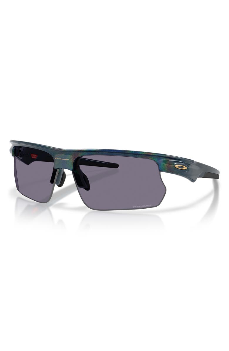 Oakley BiSphaera<sup>™</sup> 68mm Oversize Gradient Prizm<sup>™</sup> Rectangular Sunglasses, Alternate, color, Abyss Spacedust / Prizm Grey