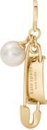 Kate Spade New York Sam Imitation Pearl Tag Charm