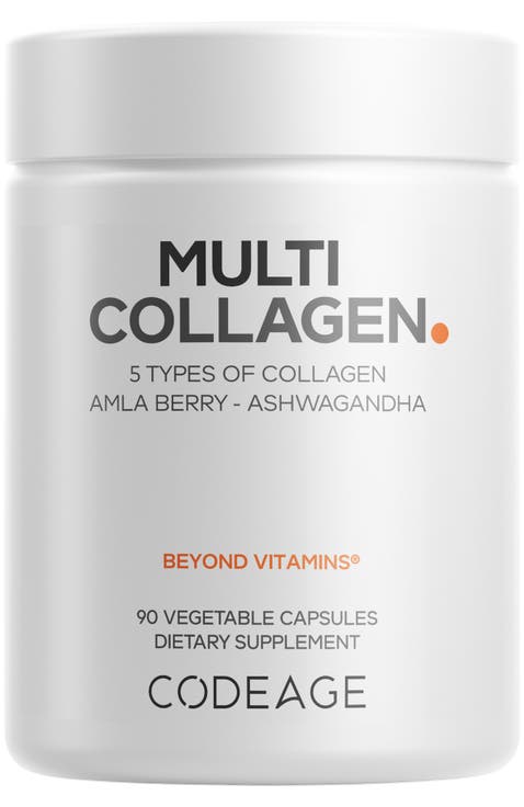 Multi Collagen Protein + Ashwagandha & Amla Berry Supplement