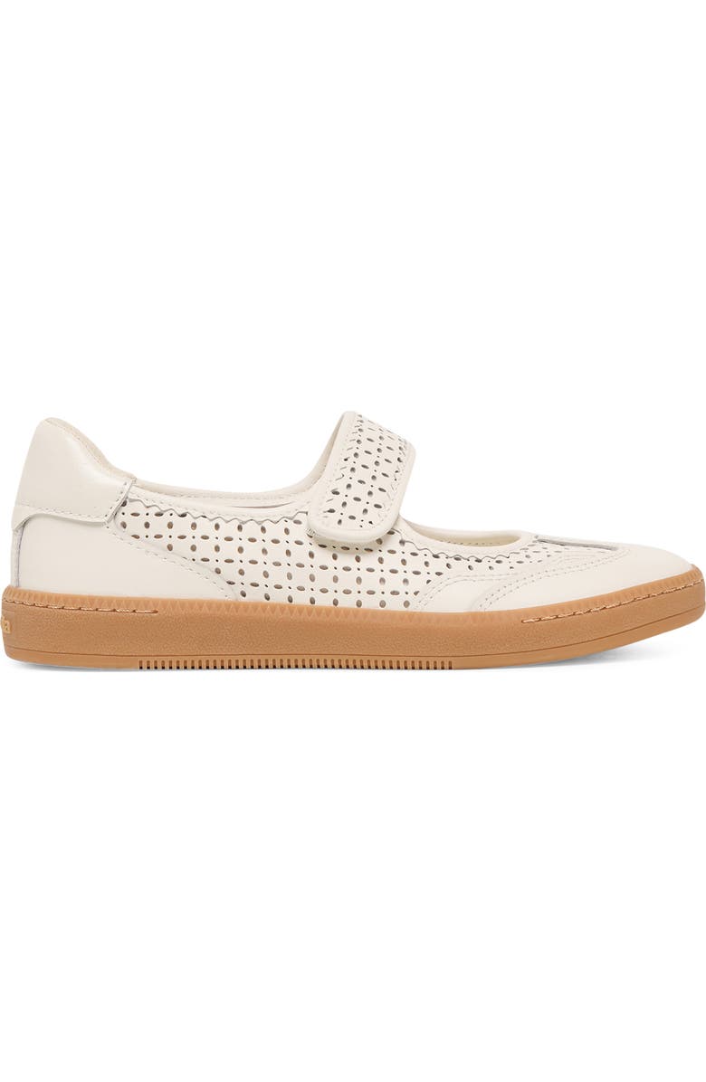 Dolce Vita Nanet Mary Jane Flat, Alternate, color, White Perforated Leather