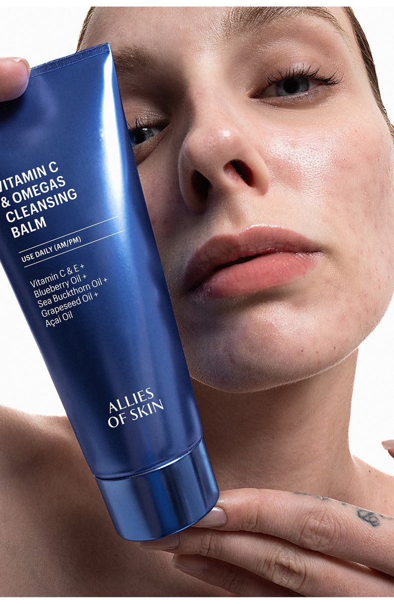 ALLIES OF SKIN Vitamin C & Omegas Cleansing Balm, Alternate, color,