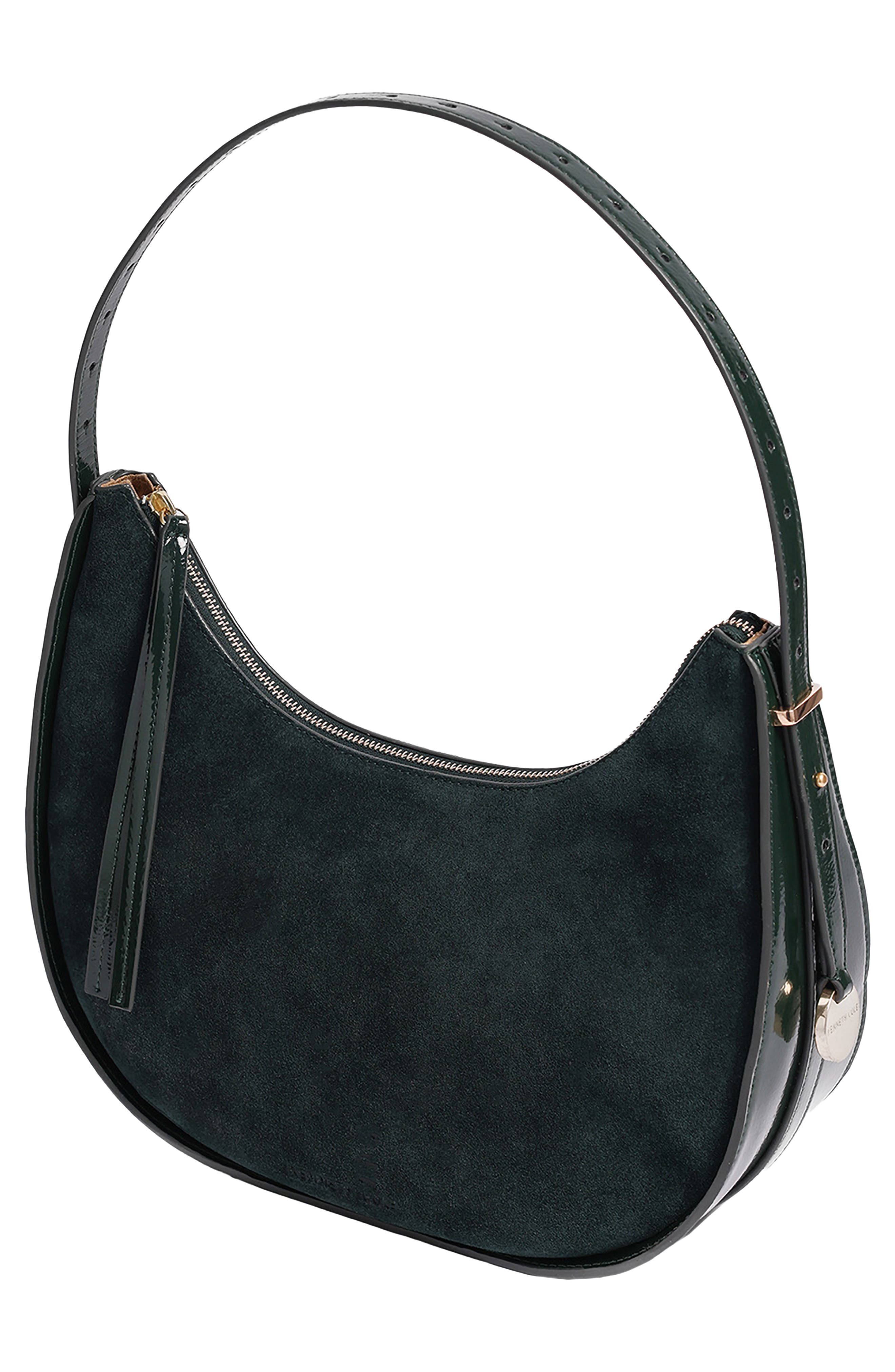 Chelsea Medium Leather Hobo, Alternate, color, LODEN