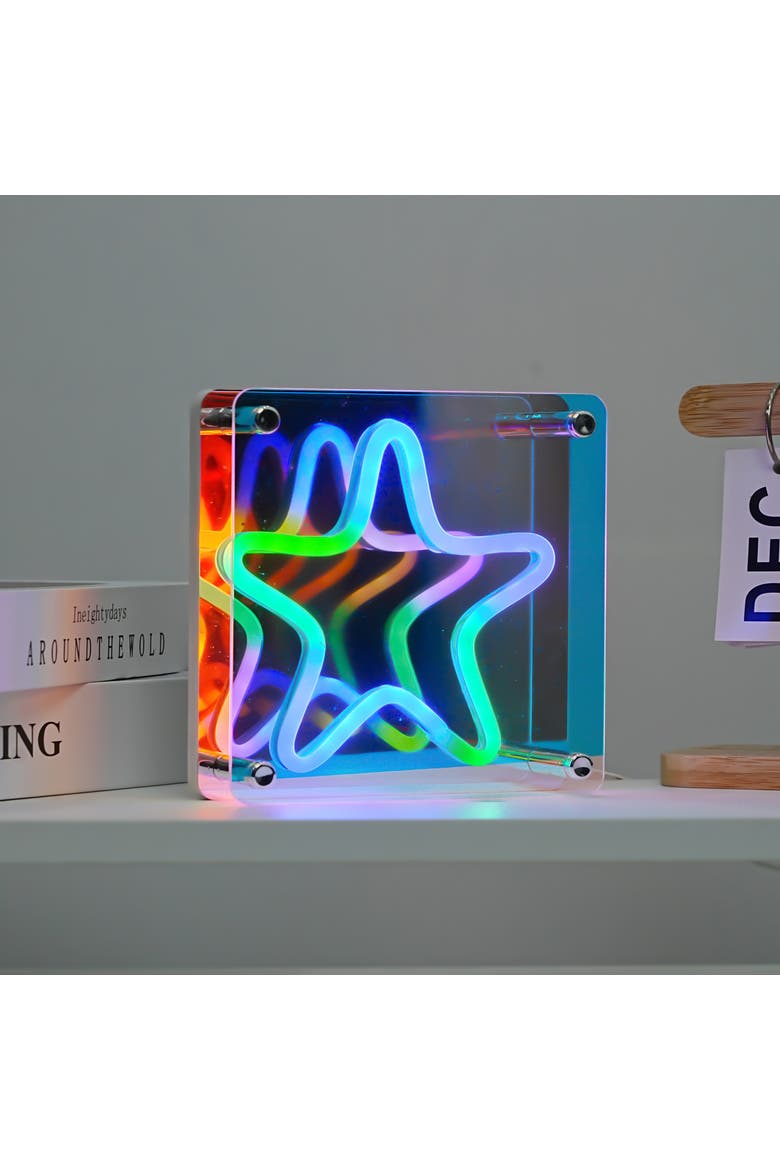3D Acylic Sign, Alternate, color, Star
