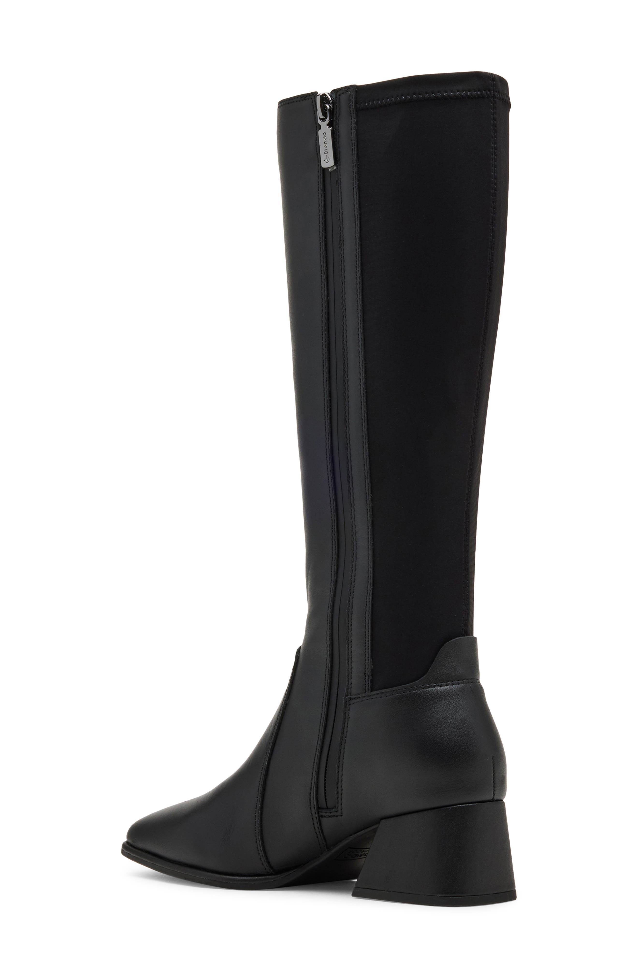 Blondo Mckenna Waterproof Knee High Boot, Alternate, color, Black Leather