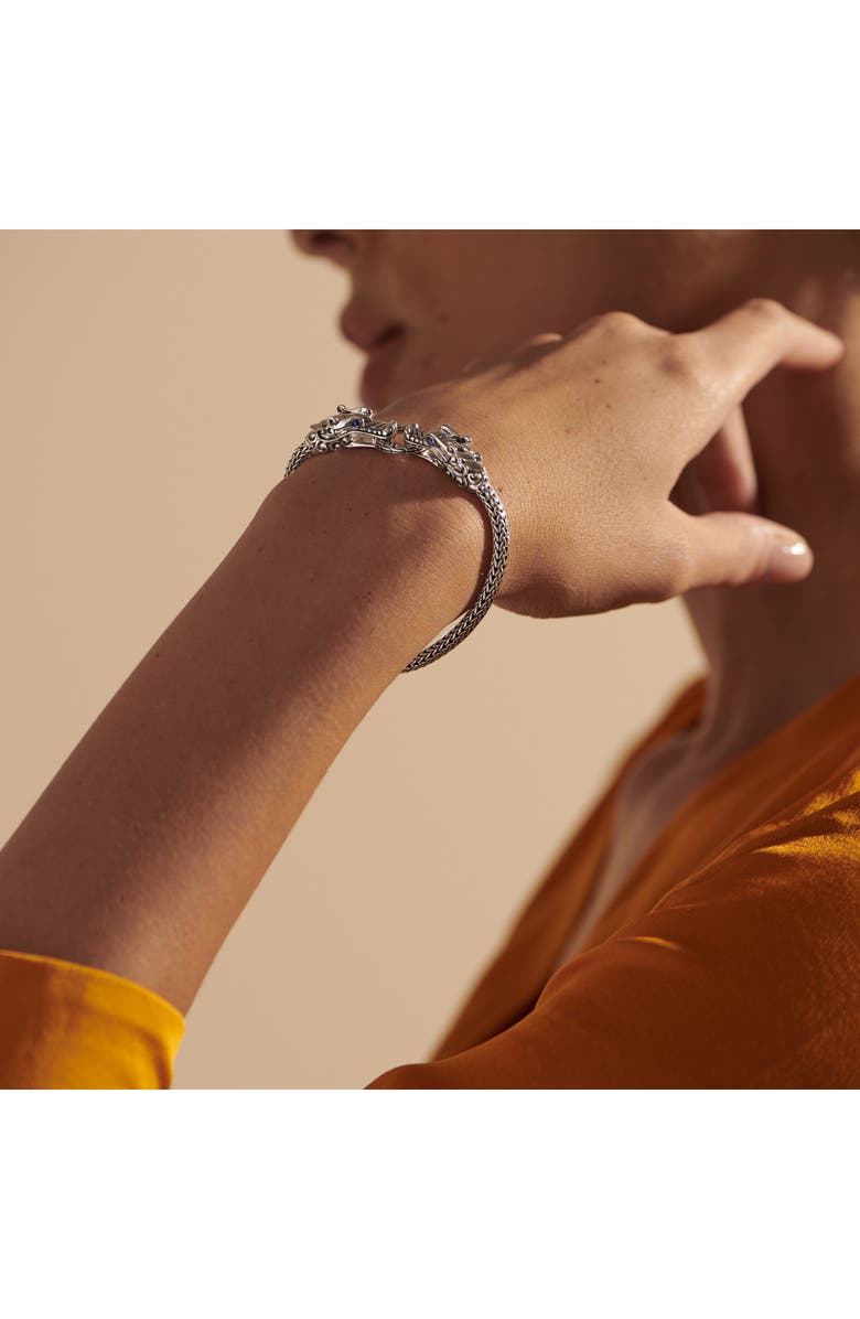 John Hardy Legends Naga Double Dragon Head Bracelet, Alternate, color, 