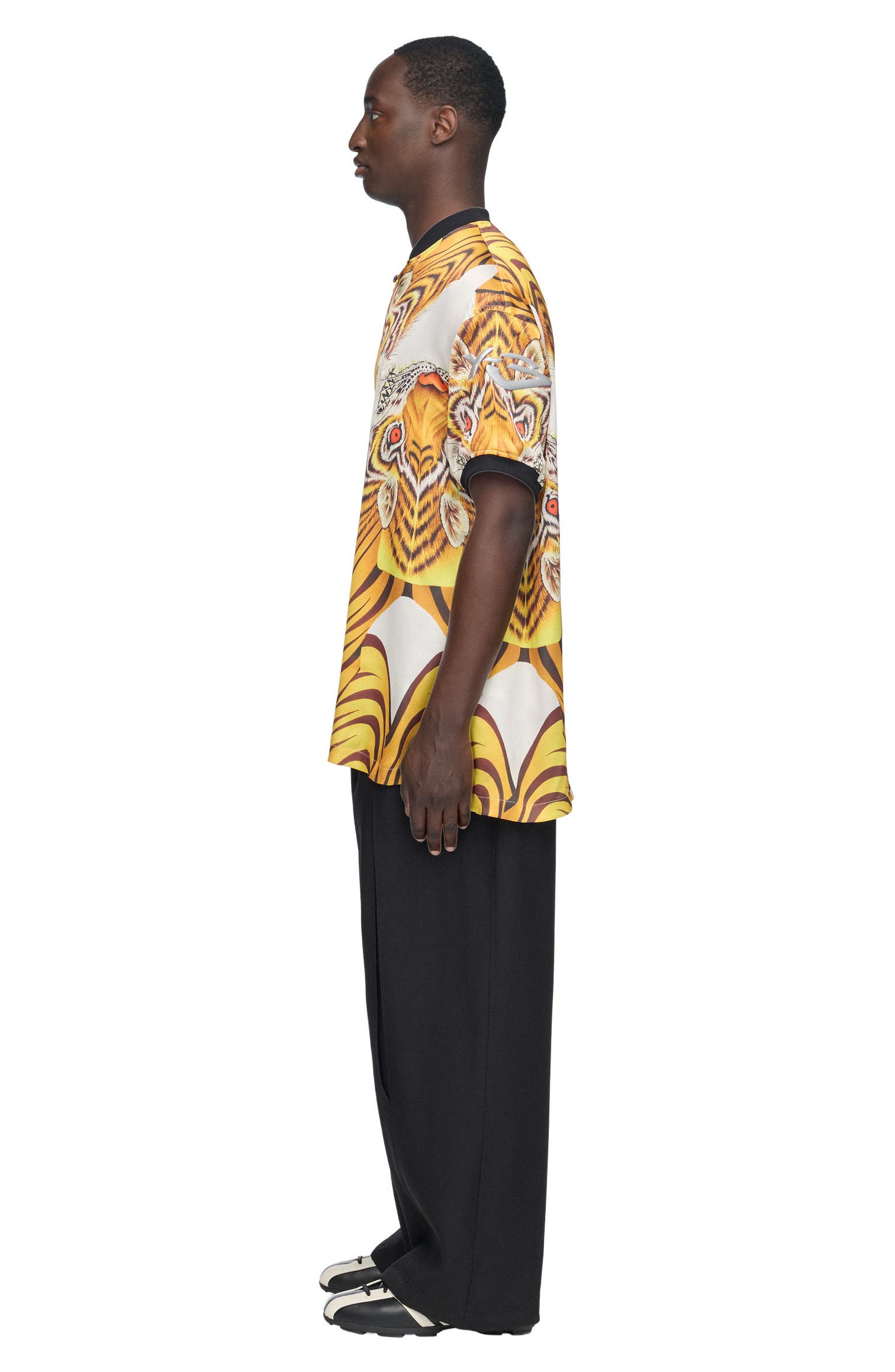 Tiger Graphic Satin Jersey Polo (Men) | Nordstrom
