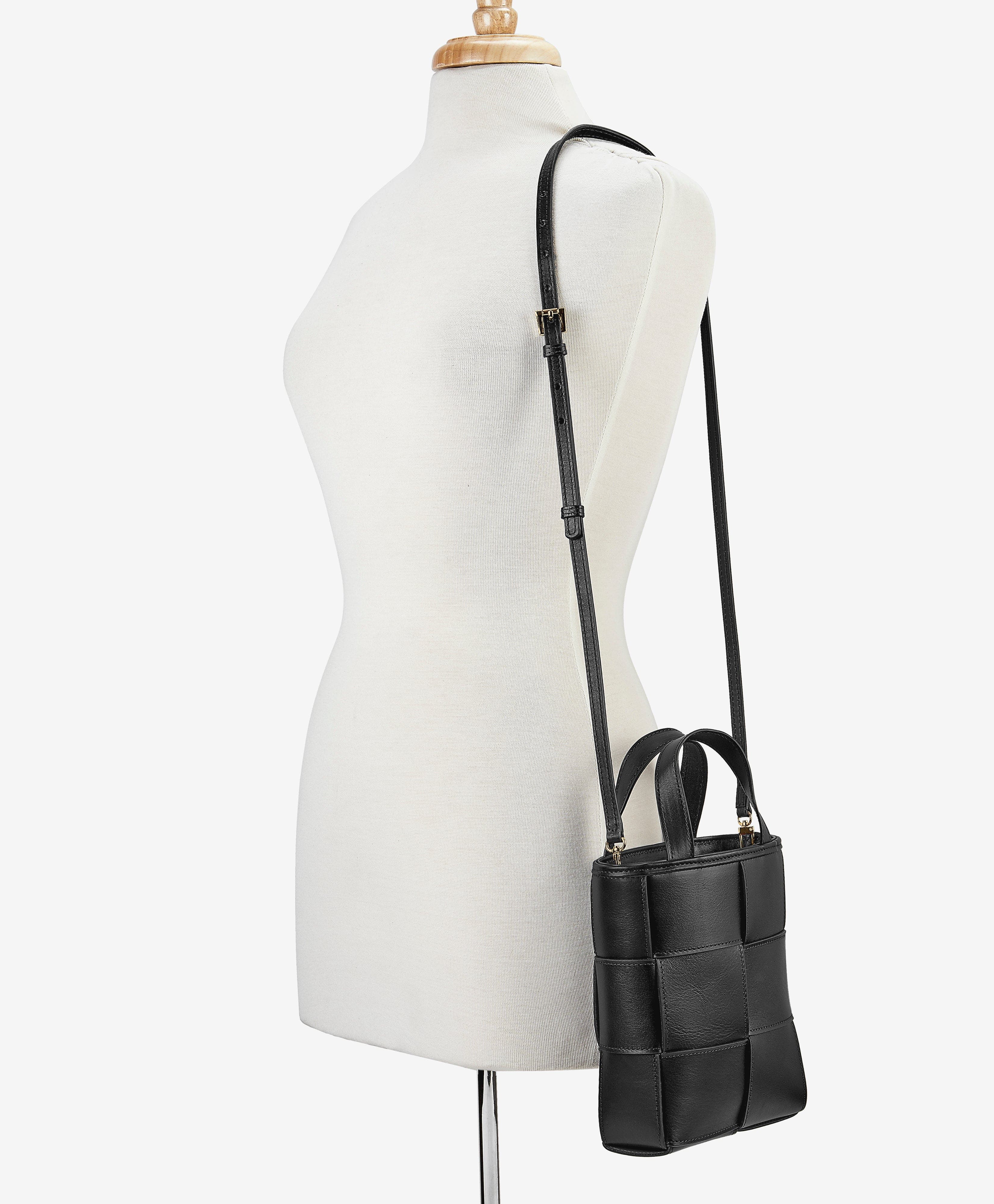 GiGi New York CHLOE MINI SHOPPER, Alternate, color, Black