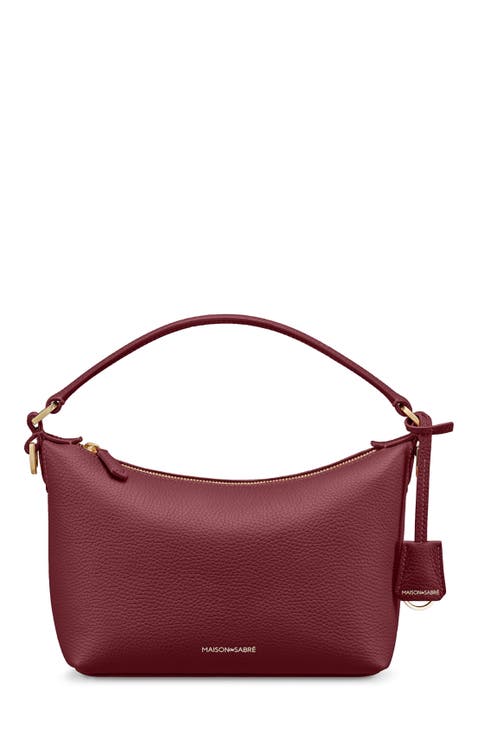 Small Leather Soft Hobo