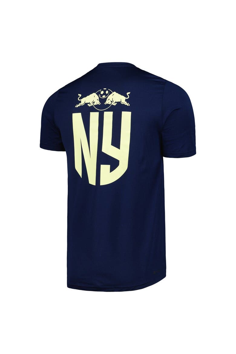 Men's adidas Navy New York Red Bulls Team Jersey Hook AEROREADY T-Shirt, Alternate, color, Navy