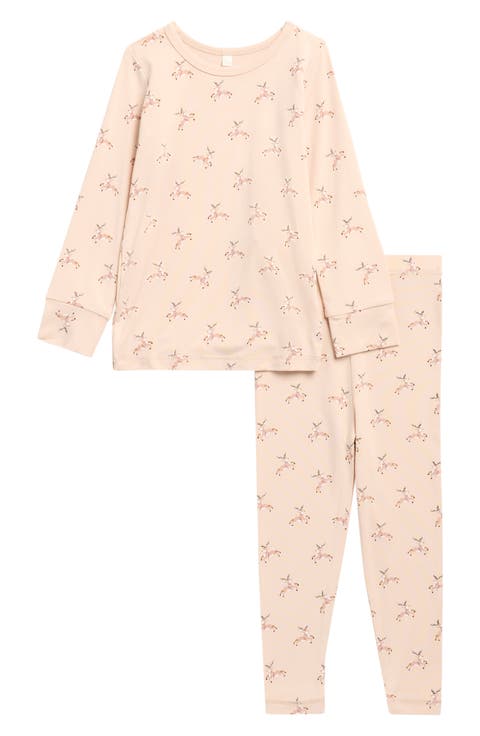 Kids' Reindeer Two-Piece Pajamas