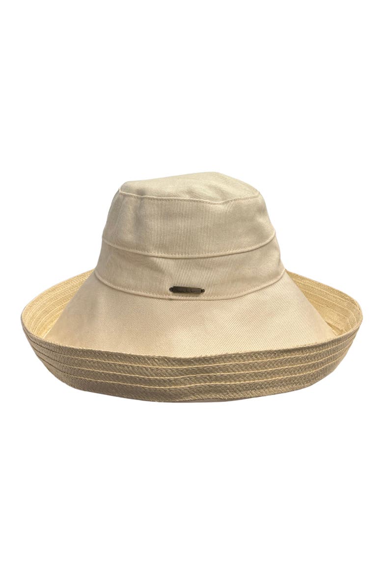 Woven & Straw Cruiser Hat, Main, color, IVORY