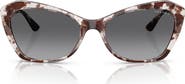 VOGUE 56mm Polarized Gradient Cat Eye Sunglasses