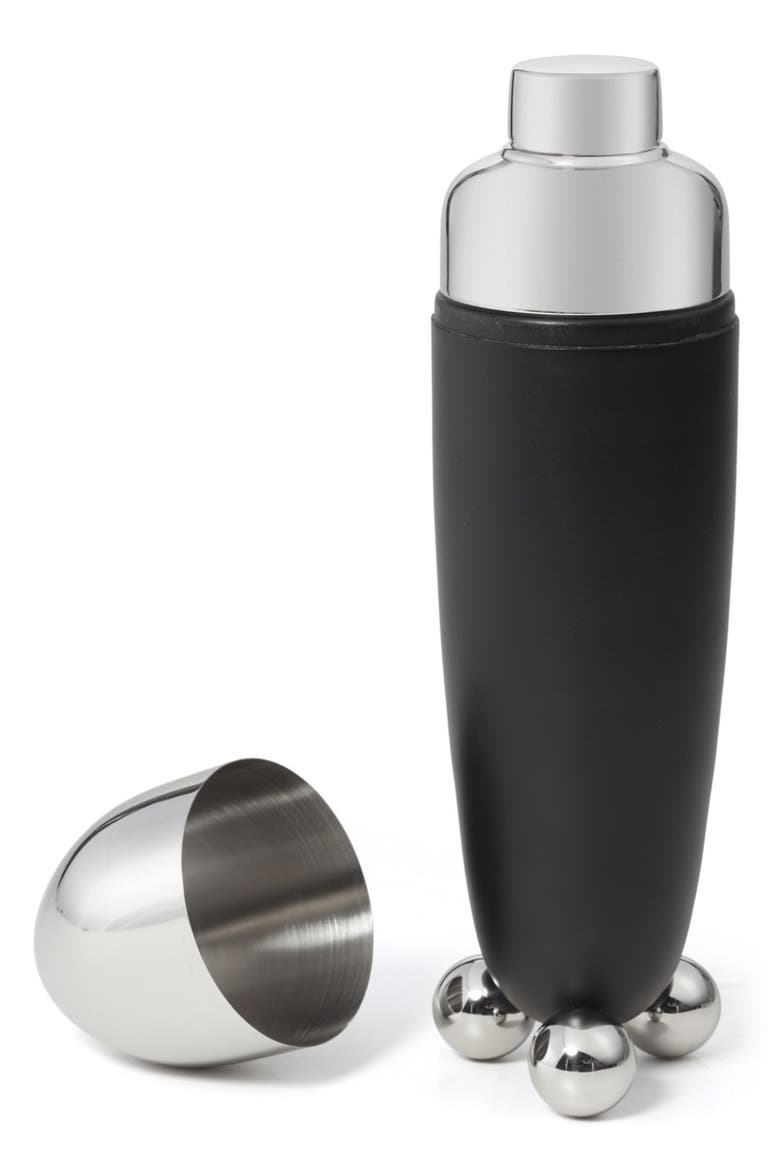 Astro Bar Collection Cocktail Shaker, Alternate, color, BLACK