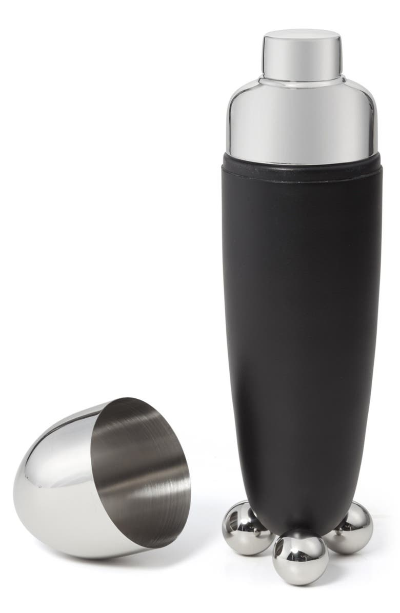 ROSELLI TRADING COMPANY Astro Bar Collection Cocktail Shaker, Alternate, color, Black