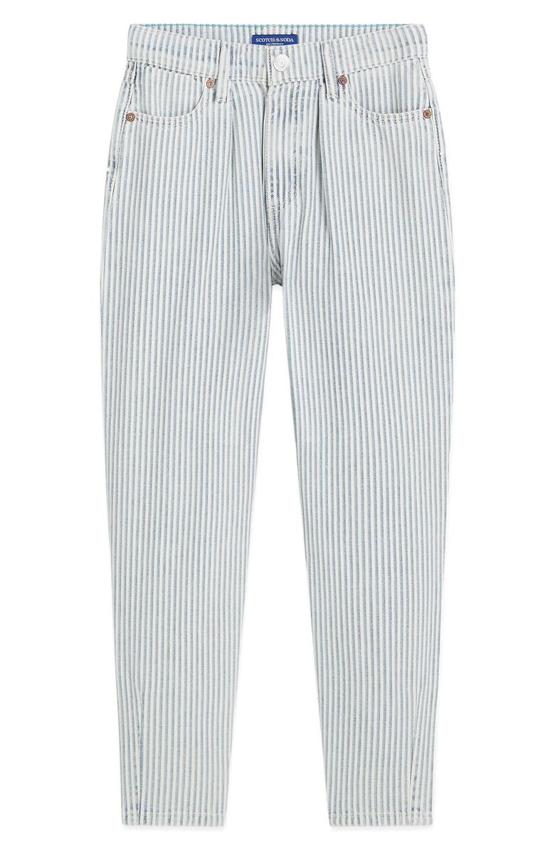 Scotch & Soda Kids' The Flux Tapered Jeans, Main, color, Sparkle Stripe