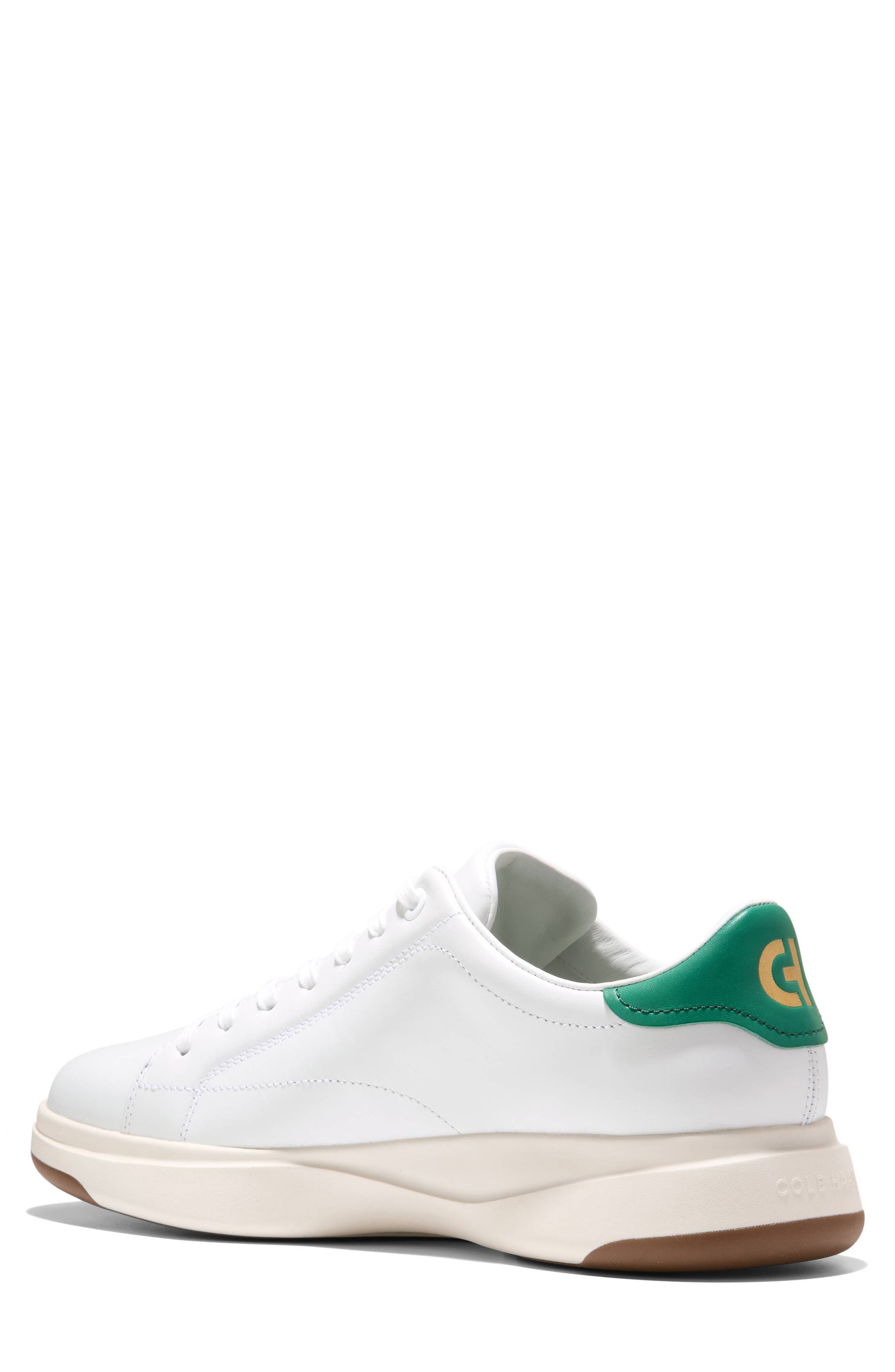 Cole Haan GrandPro Tennis 2.0 Sneaker, Alternate, color, Optic White / Green Jacket