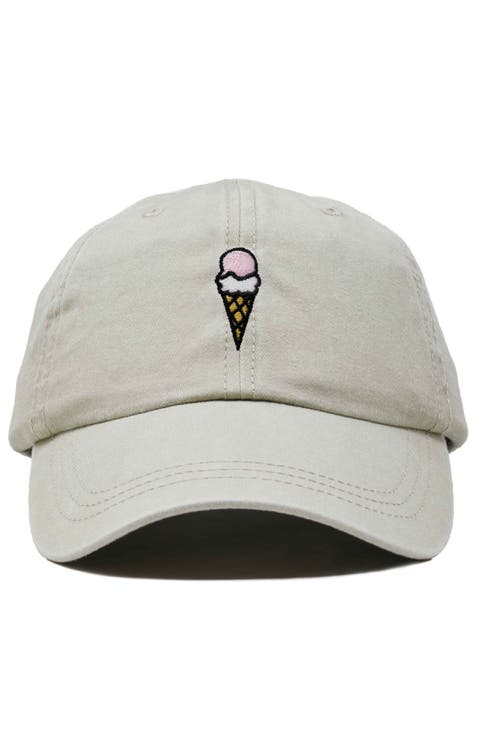Double Scoop Embroidered Cap