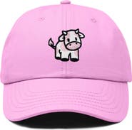 Dalix Strawberry Cow Embroidered Cap