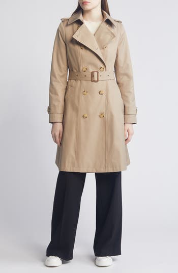 人気商品!Ralph Lauren Double-Breasted Belted Trench Coat Lauren Ralph Lauren Water Resistant Belted Double Breasted