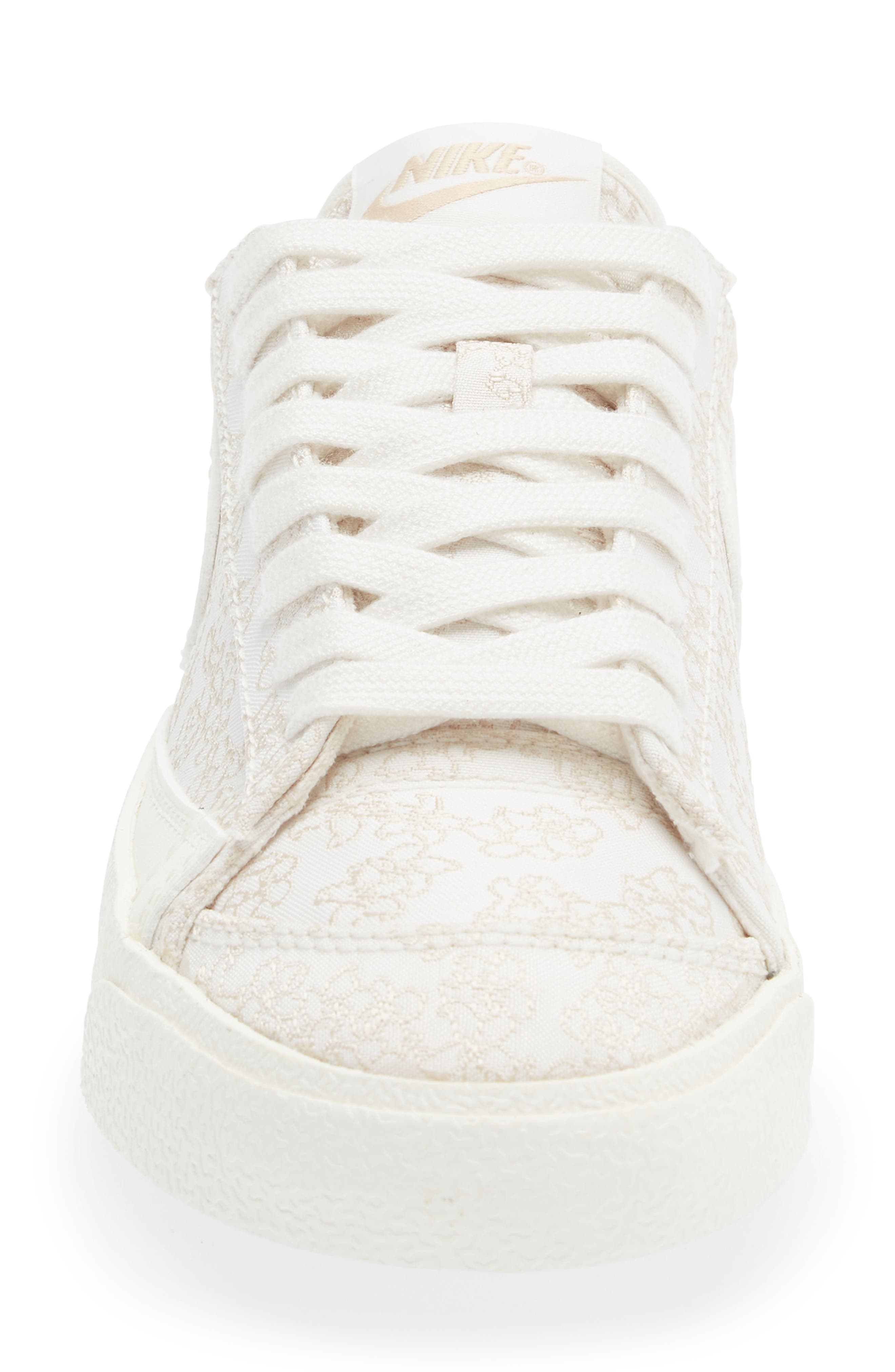 Nike Blazer Low '77 SE Floral Jacquard Sneaker, Alternate, color, 