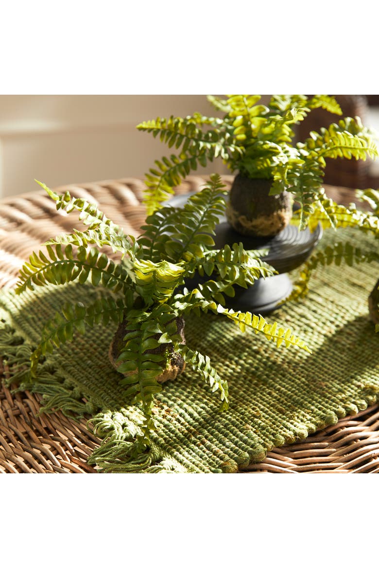 Boston Fern Drop-Ins, Set Of 3, Alternate, color, Green