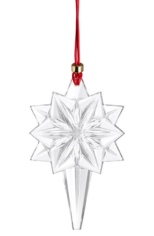 Waterford Annual Snow Star 2024 Crystal Ornament in White 