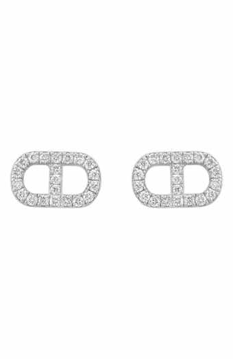 EFFY Sterling Silver Diamond Earrings - 0.29 ctw