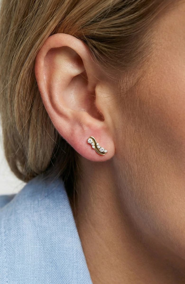 Sif Jakobs Jewellery Earrings Ellera Waves Altro, Alternate, color, 925 Sterling Silver