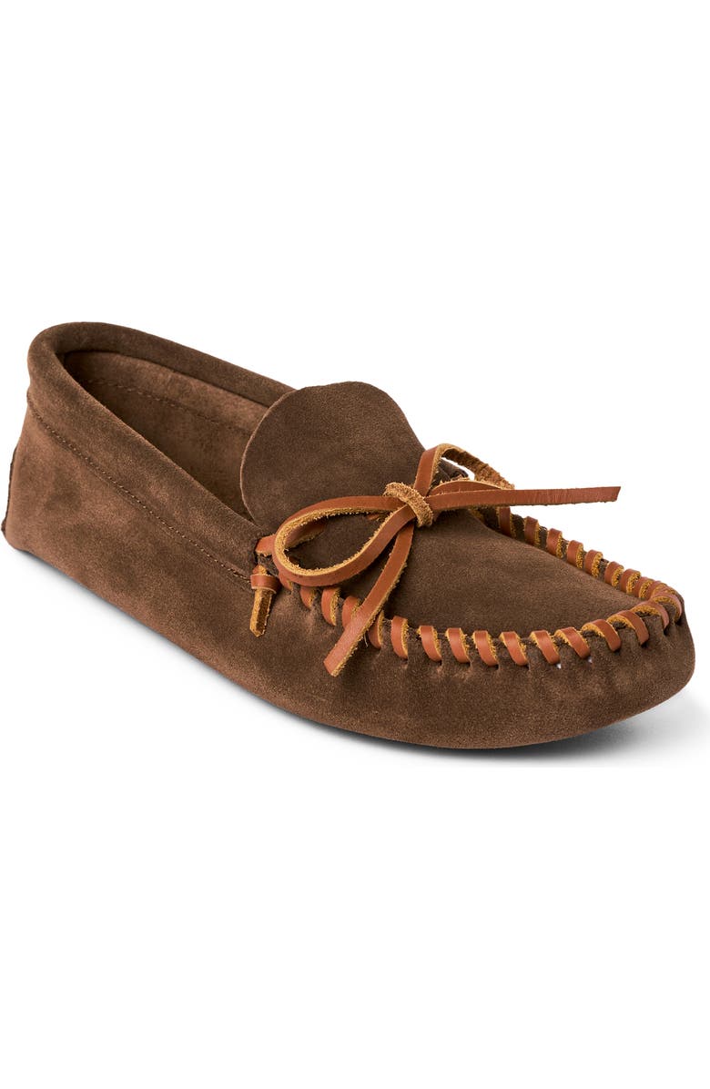 Minnetonka Softsole Loafer, Main, color, Autumn Brown