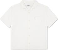 abercrombie kids Kids' Linen Blend Camp Shirt