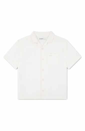 Kids' Linen Blend Camp Shirt