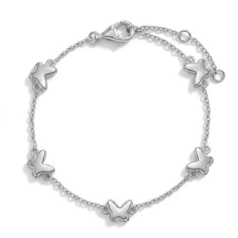 Butterfly Station Girls Bracelet