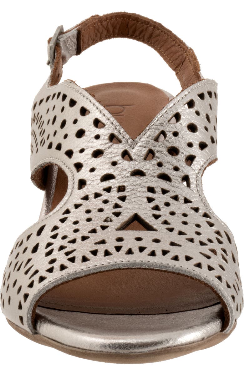 Bueno Caroline Slingback Sandal, Alternate, color, Dark Silver
