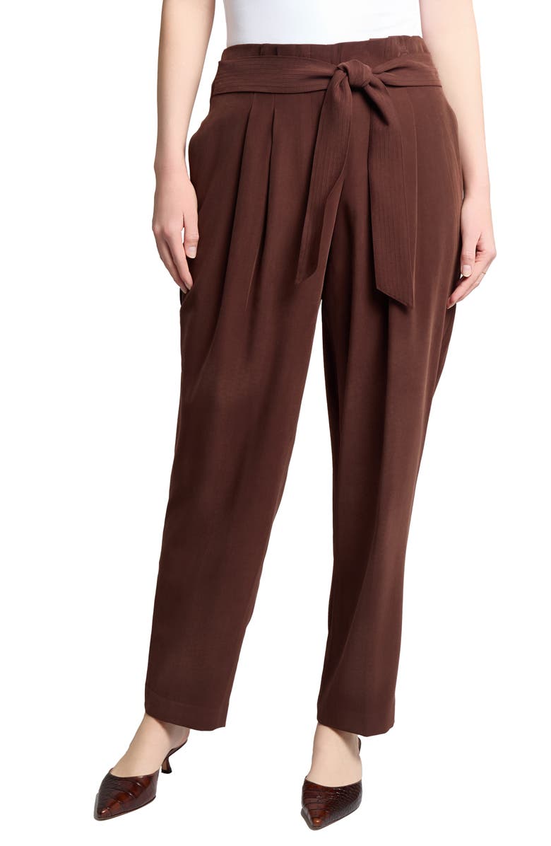 Jones New York Paperbag Waist Tapered Pants, Main, color, 