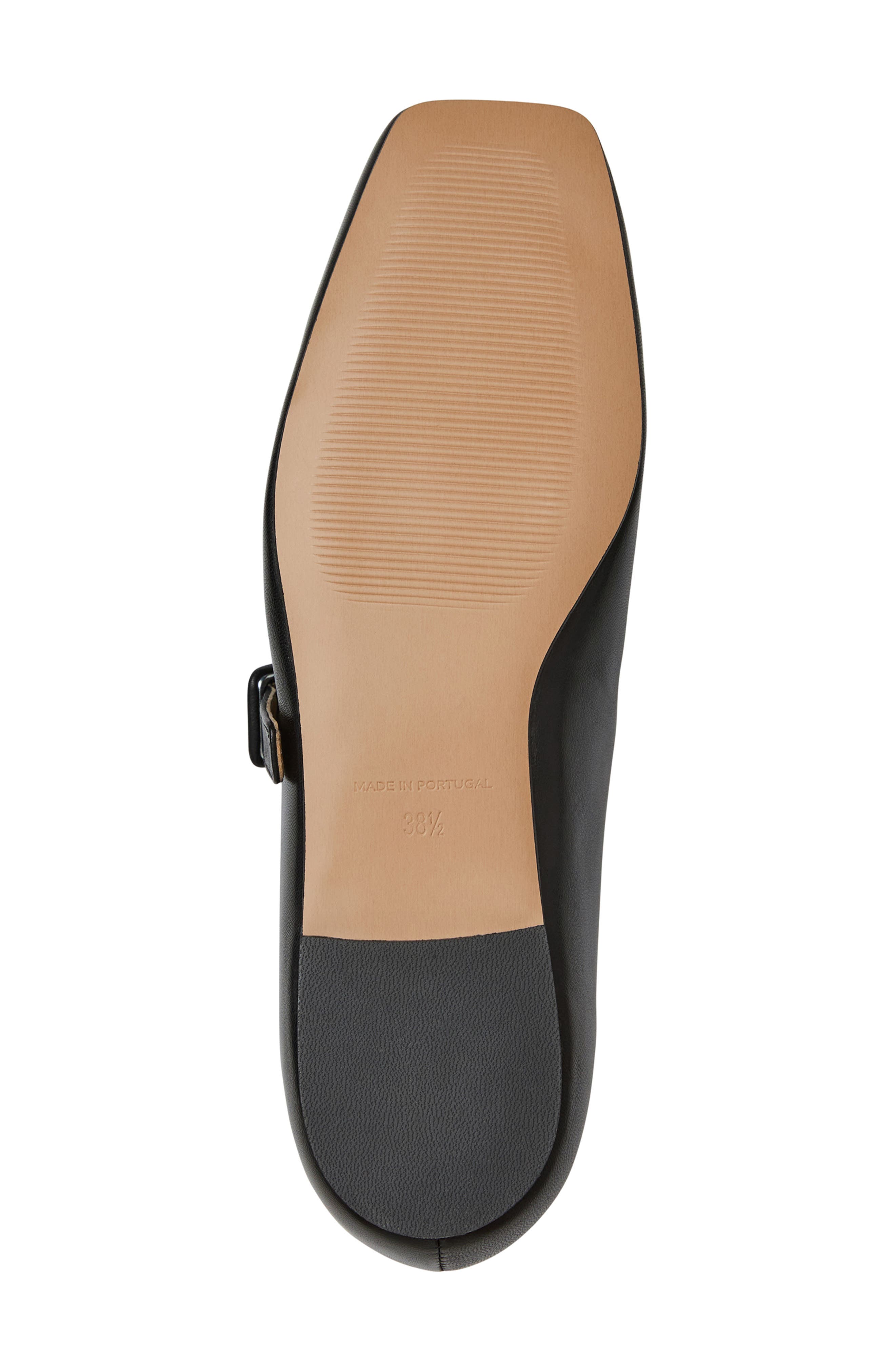 Bruno Magli Elissa Mary Jane Flat, Alternate, color, Black