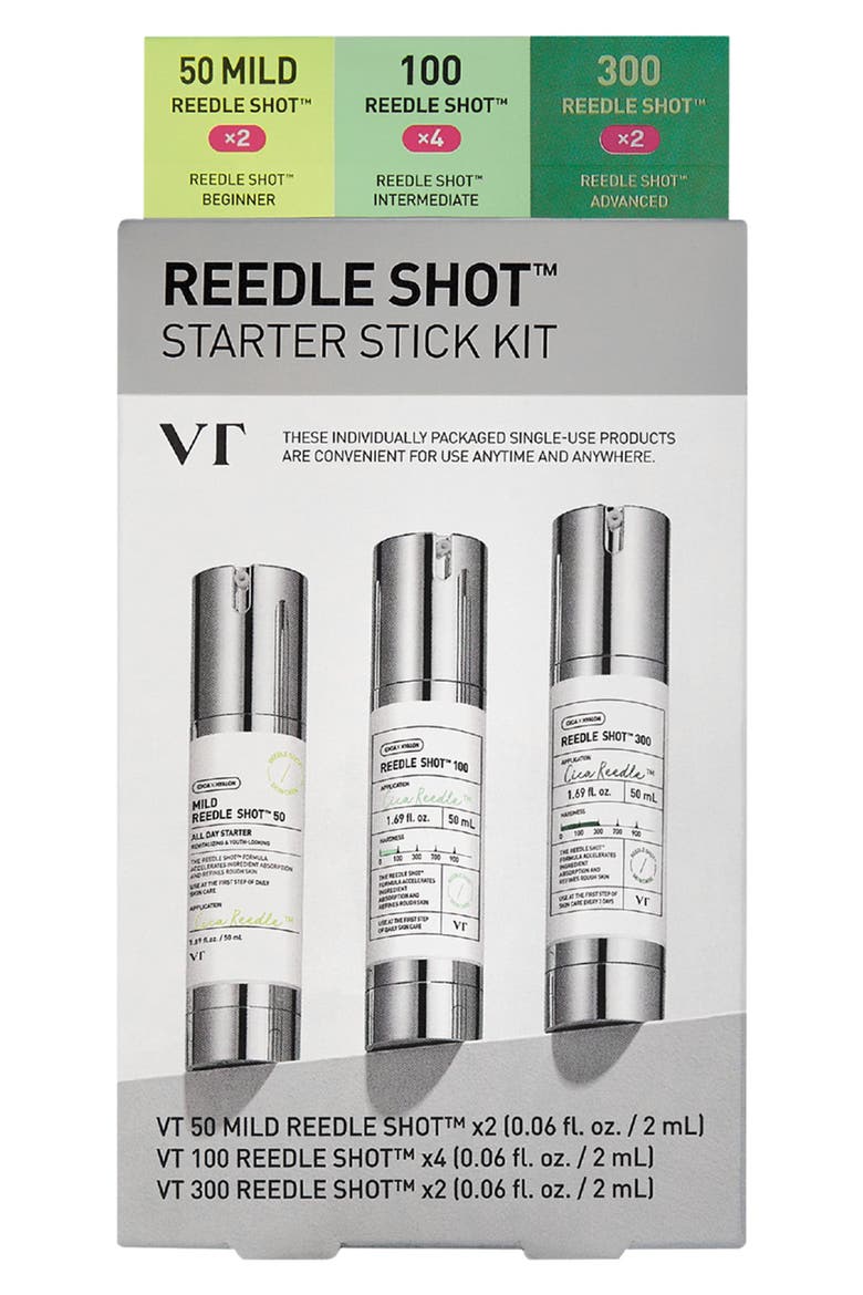 Reedle Shot Starter Stick Kit, Main, color, SILVER