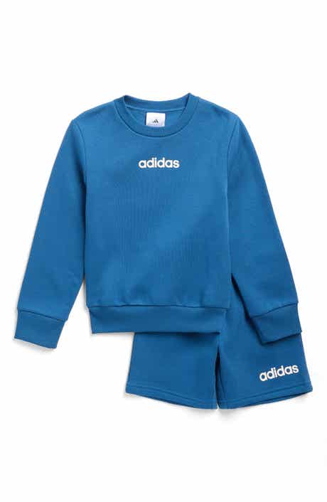 adidas Kids' Fleece Sweatshirt & Shorts Set