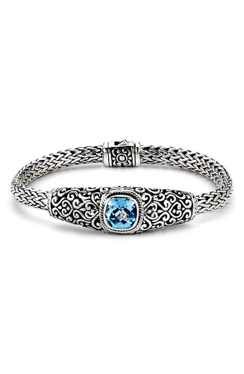 Green Amethyst Bracelet