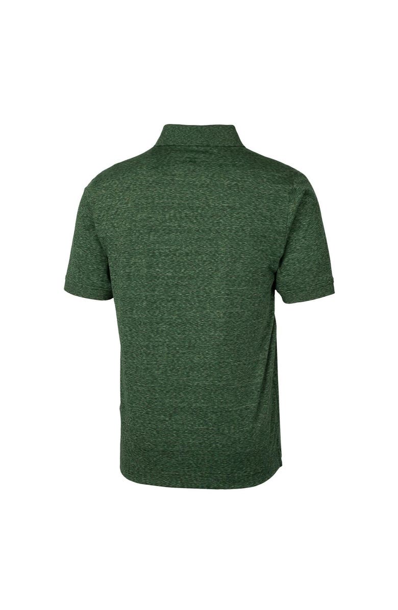 Cutter & Buck Men's Cutter & Buck Green New York Jets Advantage Tri-Blend Space Dye Throwback Polo, Alternate, color, 