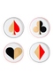 selected White / Black / Red / Gold