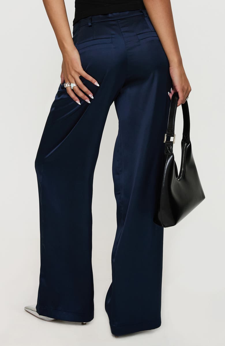 Princess Polly Alaina Satin Wide Leg Pants, Alternate, color, 