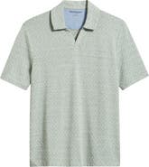 Johnston & Murphy Sedona Basketweave Knit Polo