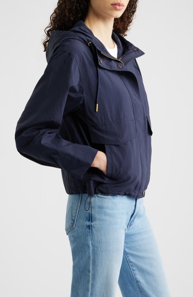 Michael Kors Hooded Anorak, Alternate, color, Midnight