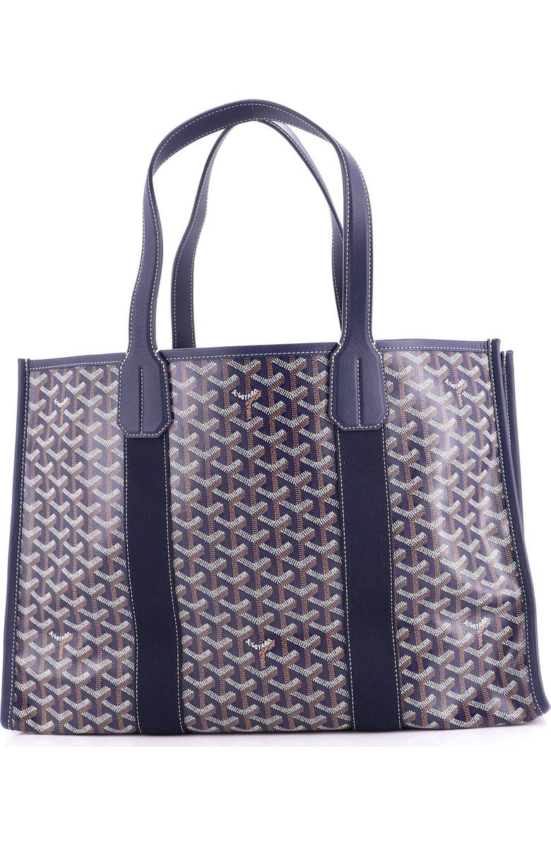 Pre-Owned Goyard Villette Tote Printed Coated Canvas MM, Main, color, Blue