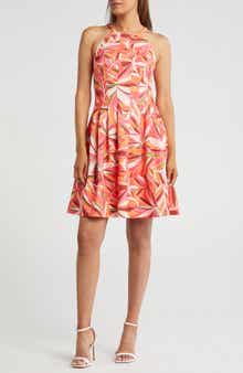 Vince Camuto Fit & Flare Scuba Knit Dress